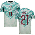 Portugal Diogo Jota 21 Away Soccer Jersey World Cup 2026