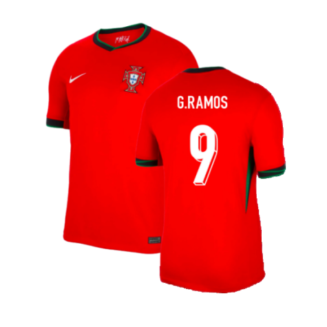 Portugal Gonçalo Ramos 9 Home Soccer Jersey Euro 2024