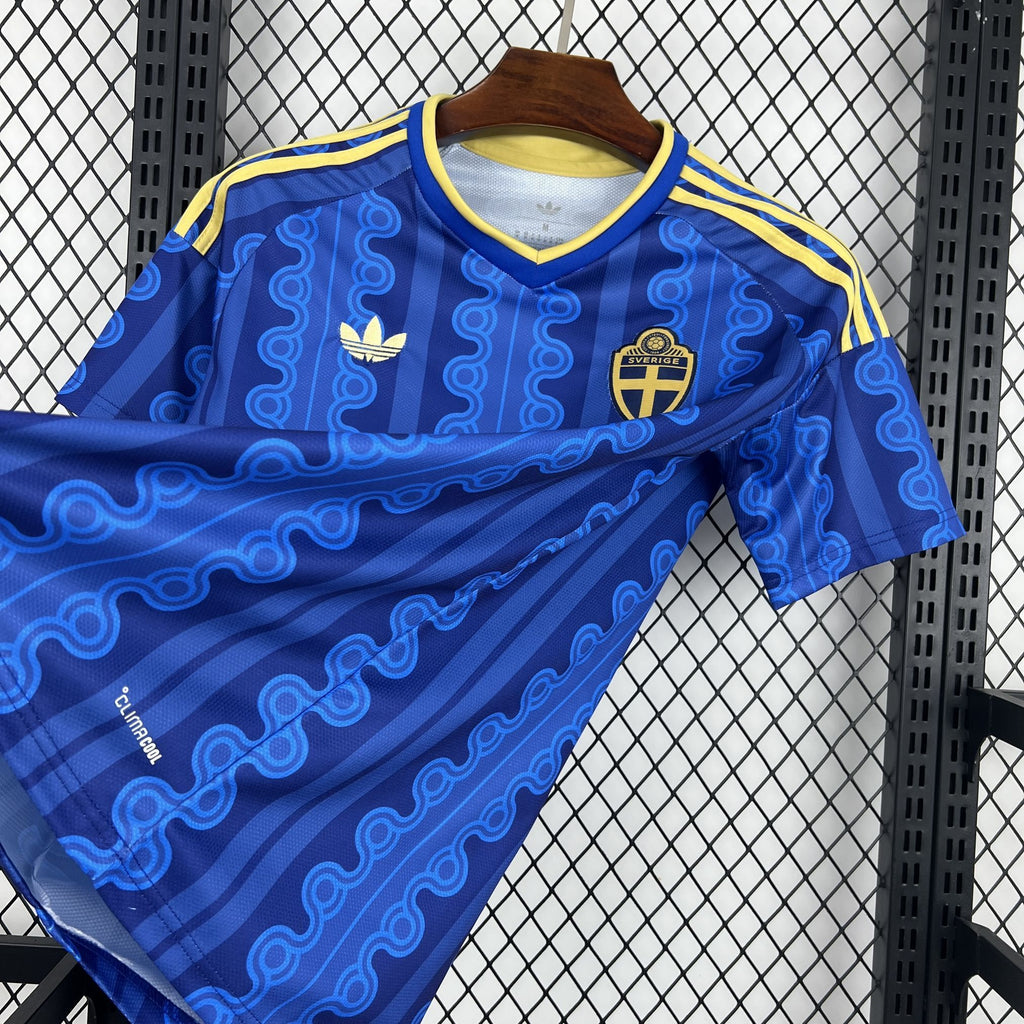 Sweden Dejan Kulusevski 21 Away Soccer Jersey World Cup 2026