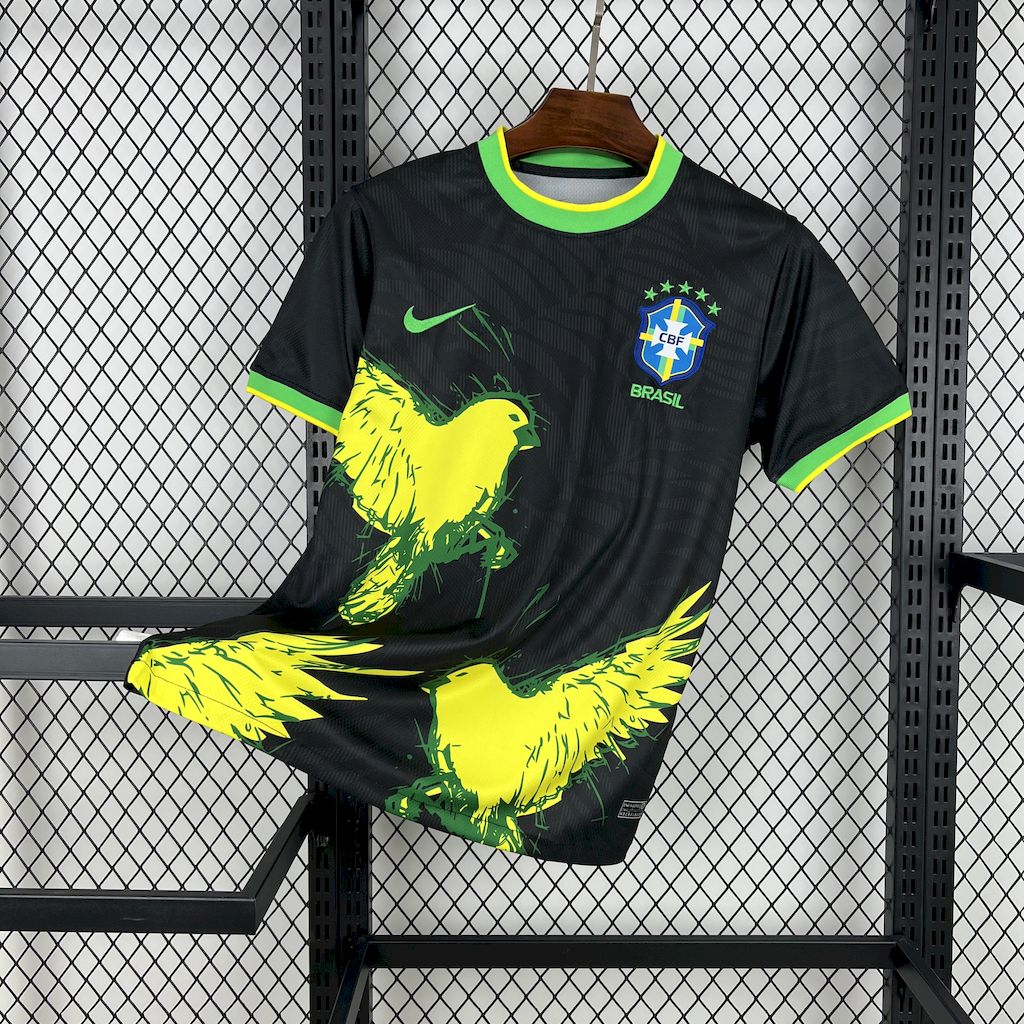 Brazil X Pombo Special Edition Soccer Jersey 2025-2026 - Green