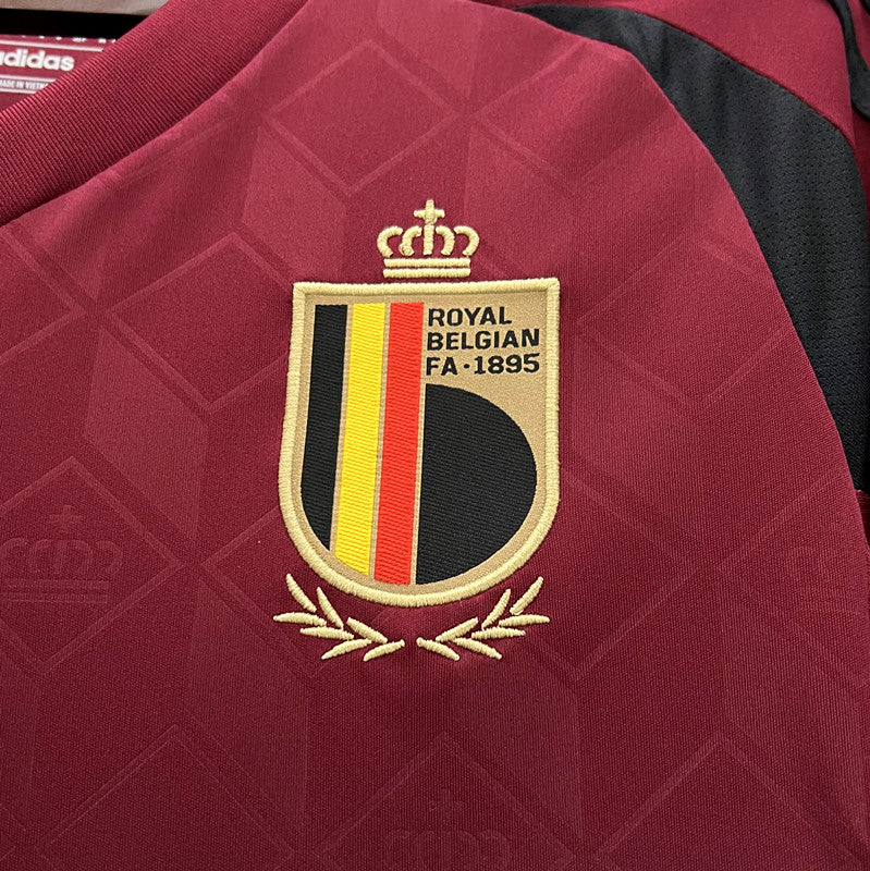 Belgium Jan Vertonghen 5 Home Soccer Jersey UEFA Euro 2024