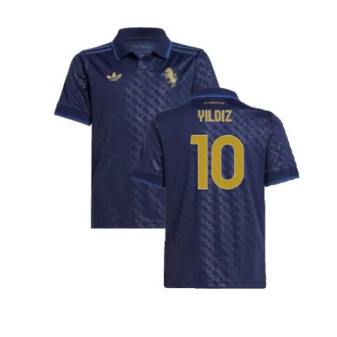 Juventus Kenan Yildiz 10 Third Kids Soccer Jersey 2024/25