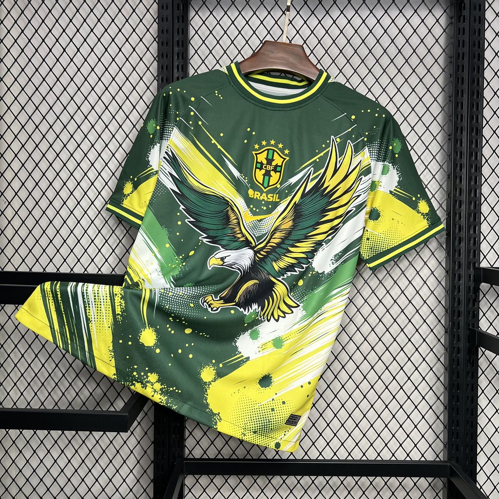 Brazil Eagle Special Edition Soccer Jersey 2024/25 - Green