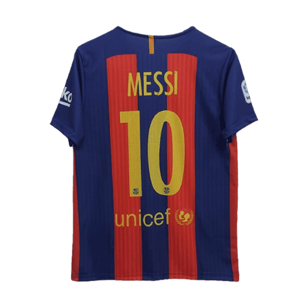 FC Barcelona Lionel Messi 10 Home Retro Soccer Jersey 2016-2017