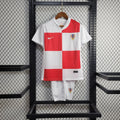 Croatia Kids Home Soccer Jersey UEFA Euro 2024