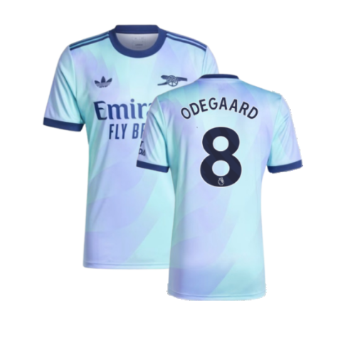 Arsenal Martin Odegaard 8 Third Soccer Jersey 2024/25