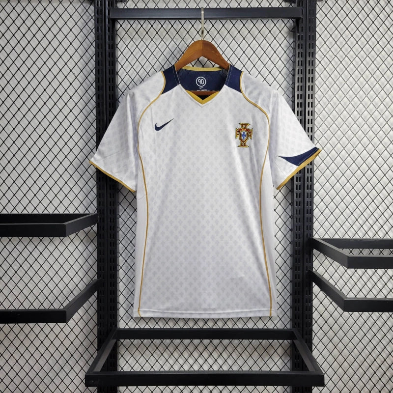 Portugal Cristiano Ronaldo 17 Retro Away Soccer Jersey Euro Cup 2004