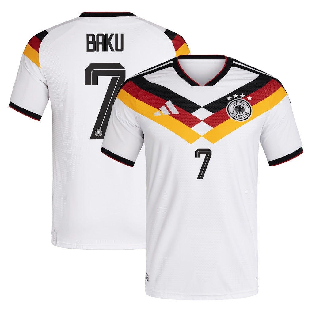 Germany Ridle Baku 7 Home Soccer Jersey World Cup 2026