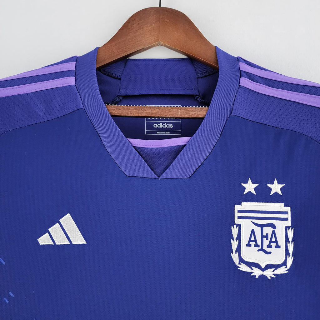 Argentina Lionel Messi 10 Kids Away Soccer Jersey 2022/23