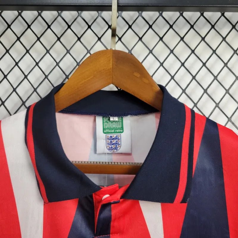 England Retro Away Soccer Jersey Euro Cup 1992