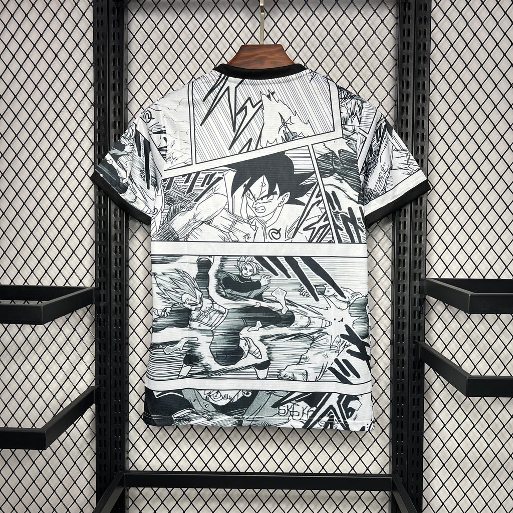 Japan X Dragonball Saiyajin Special Edition Soccer Jersey 2024/25 - White