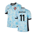 Portugal João Félix 11 Away Soccer Jersey Euro 2024