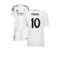 Real Madrid Luka Modric 10 Home Kids Soccer Jersey 2024/25
