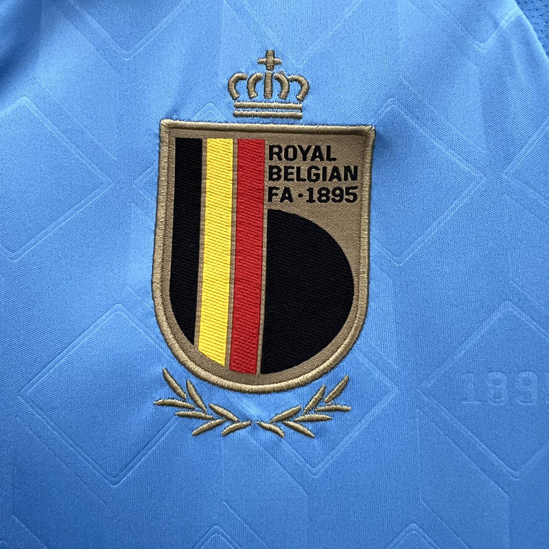 Belgium Youri Tielemans 8 Away Soccer Jersey UEFA Euro 2024
