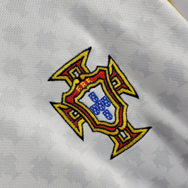 Portugal Cristiano Ronaldo 17 Retro Away Soccer Jersey Euro Cup 2004