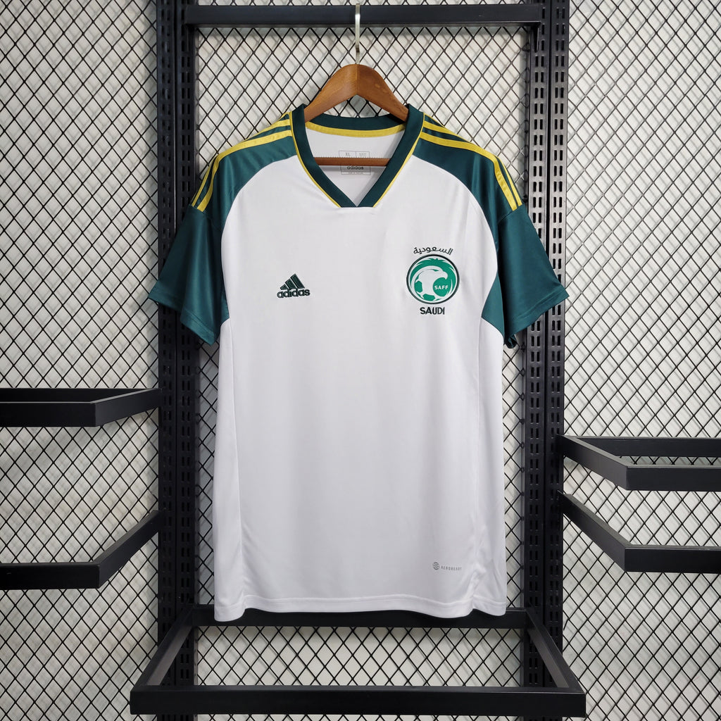 Saudi Arabia Away Soccer Jersey 2023/24 - White