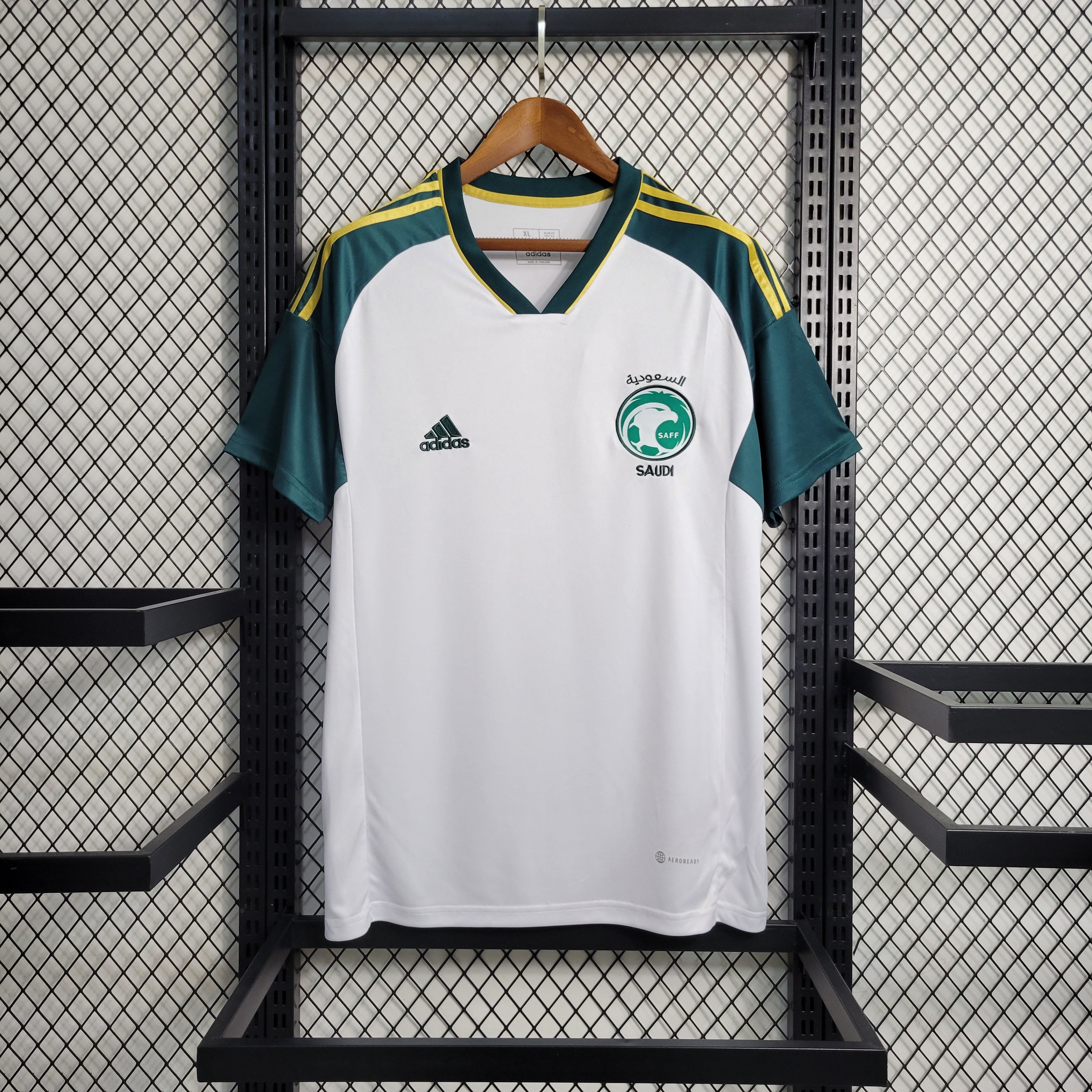 Saudi Arabia Away Soccer Jersey 2023/24 - White