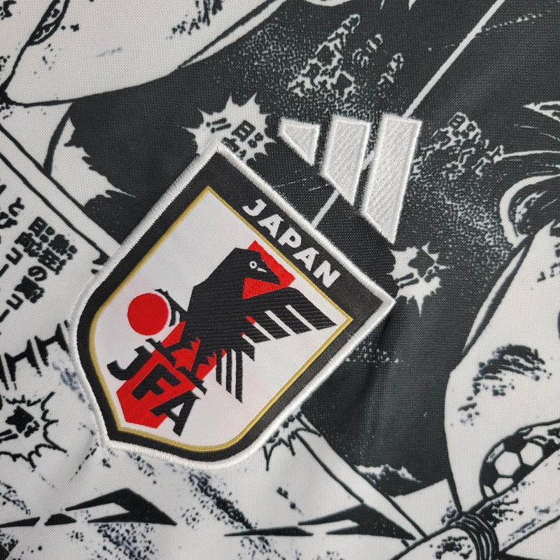 Japan X Captain Tsubasa Limited Edition Soccer Jersey 2024/25 - White