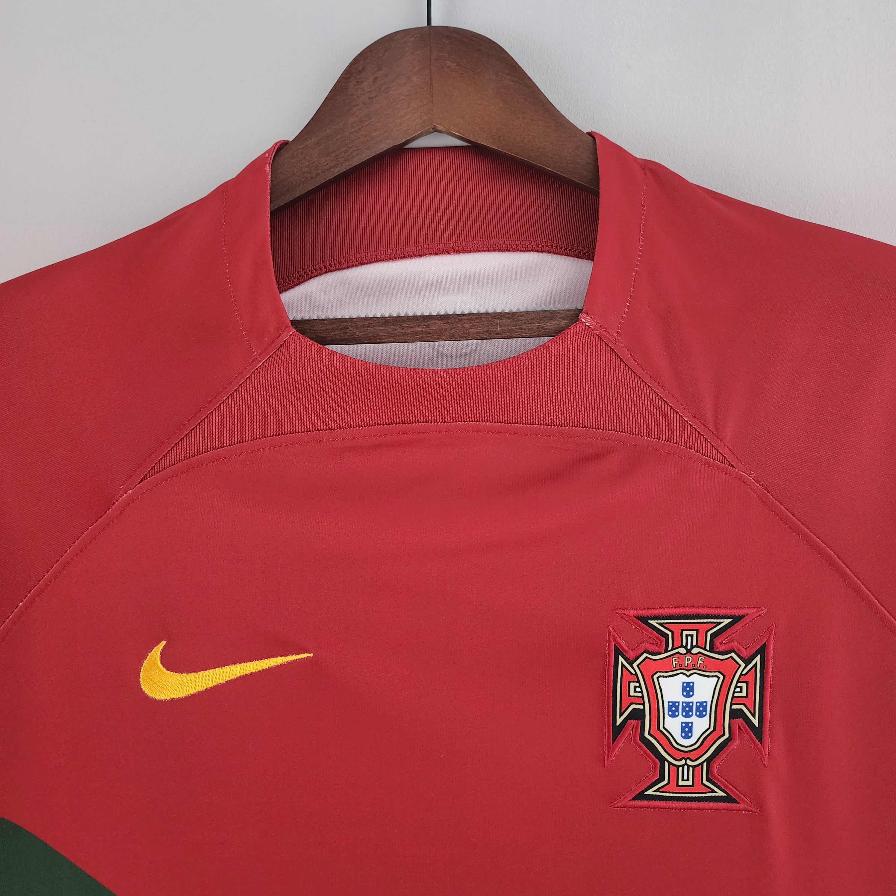 Portugal Cristiano Ronaldo 7 Home Soccer Jersey World Cup 2022