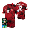 Canada Christine Sinclair 12 Home Soccer Jersey World Cup 2023