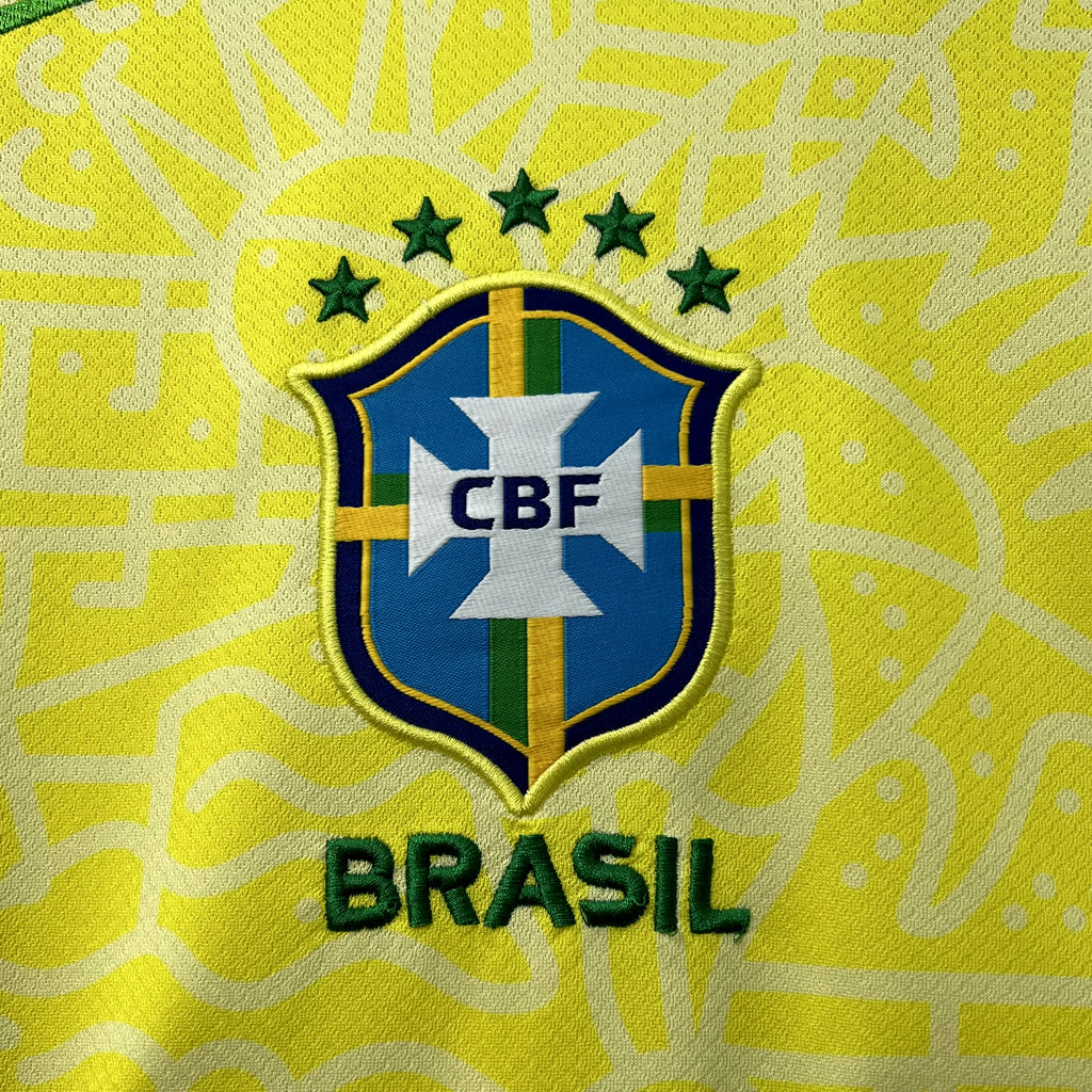 Brazil Thiago Silva 3 Home Soccer Jersey 2024/25