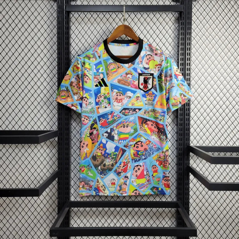 Japan X Crayon Shin-chan Limited Edition Soccer Jersey 2024/25