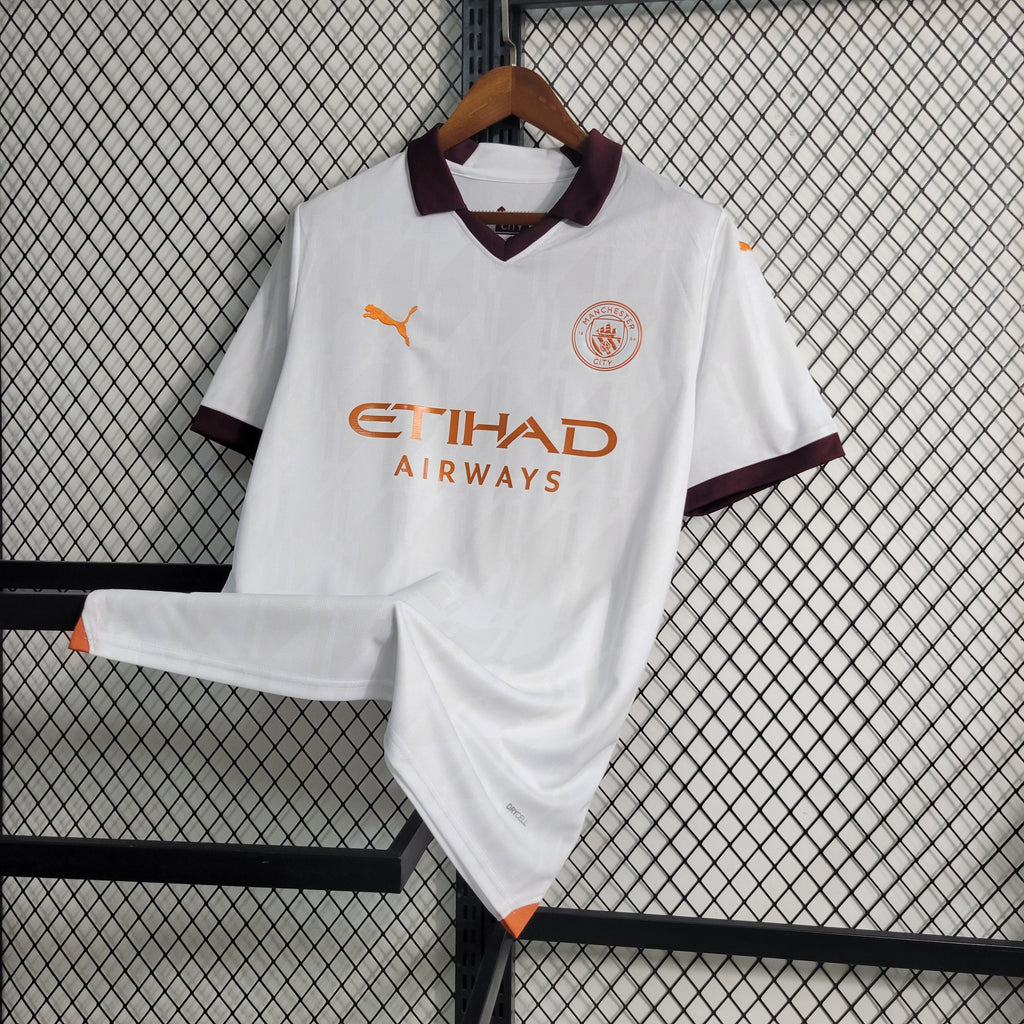 Man City Erling Haaland 9 Away Soccer Jersey 2023/24