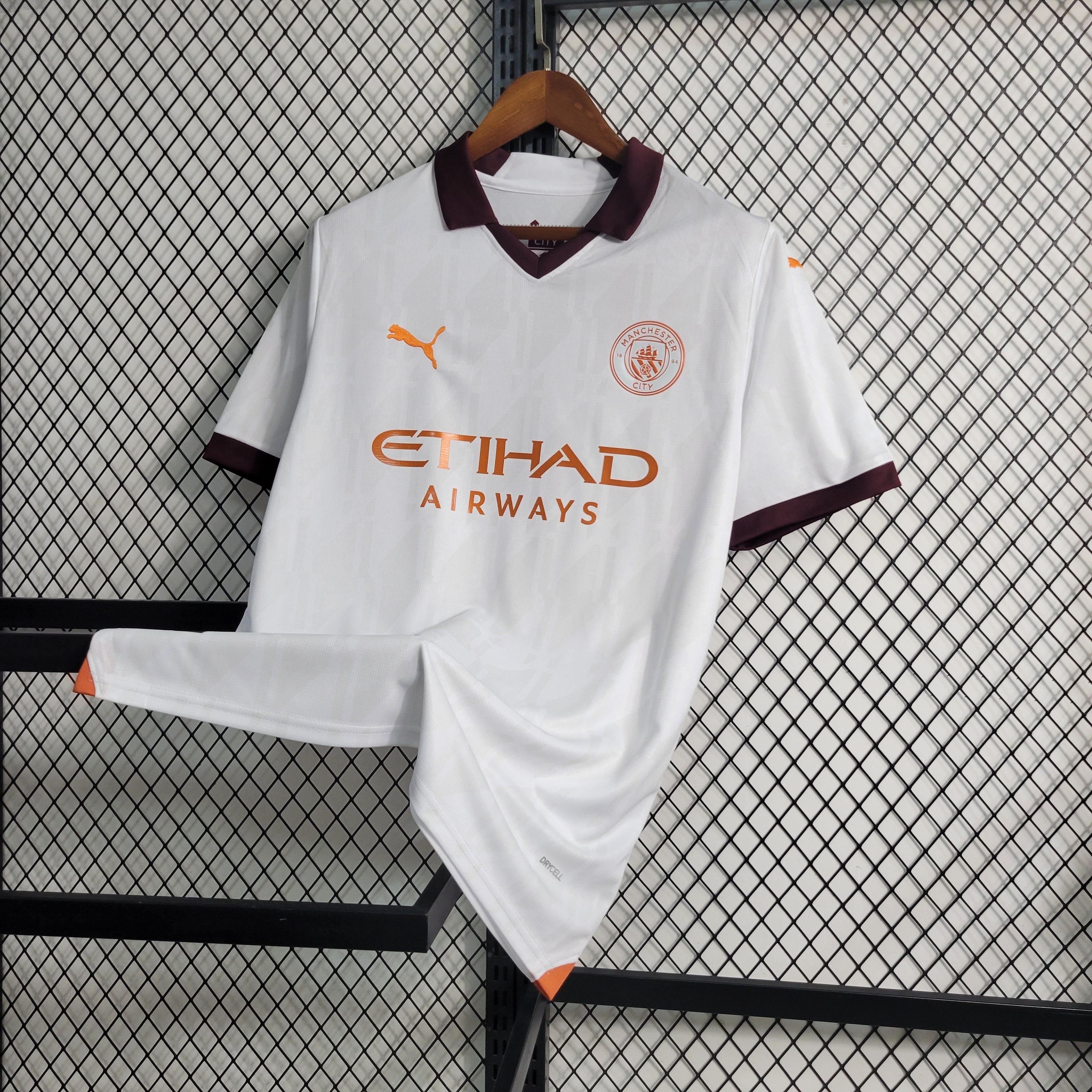 Man City Erling Haaland 9 Away Soccer Jersey 2023/24