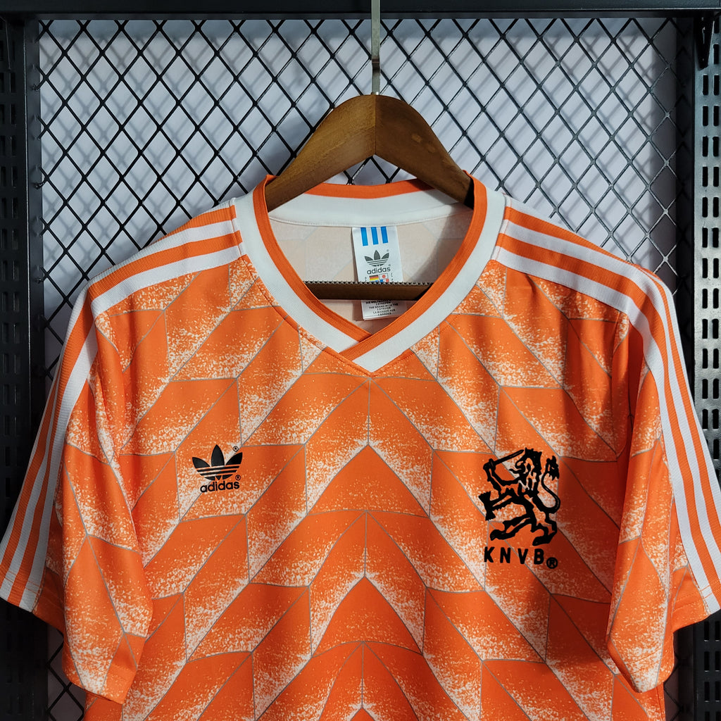 Netherlands Home Retro Soccer Jersey EURO 1988