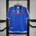France Home Retro Soccer Jersey UEFA Euro 2000