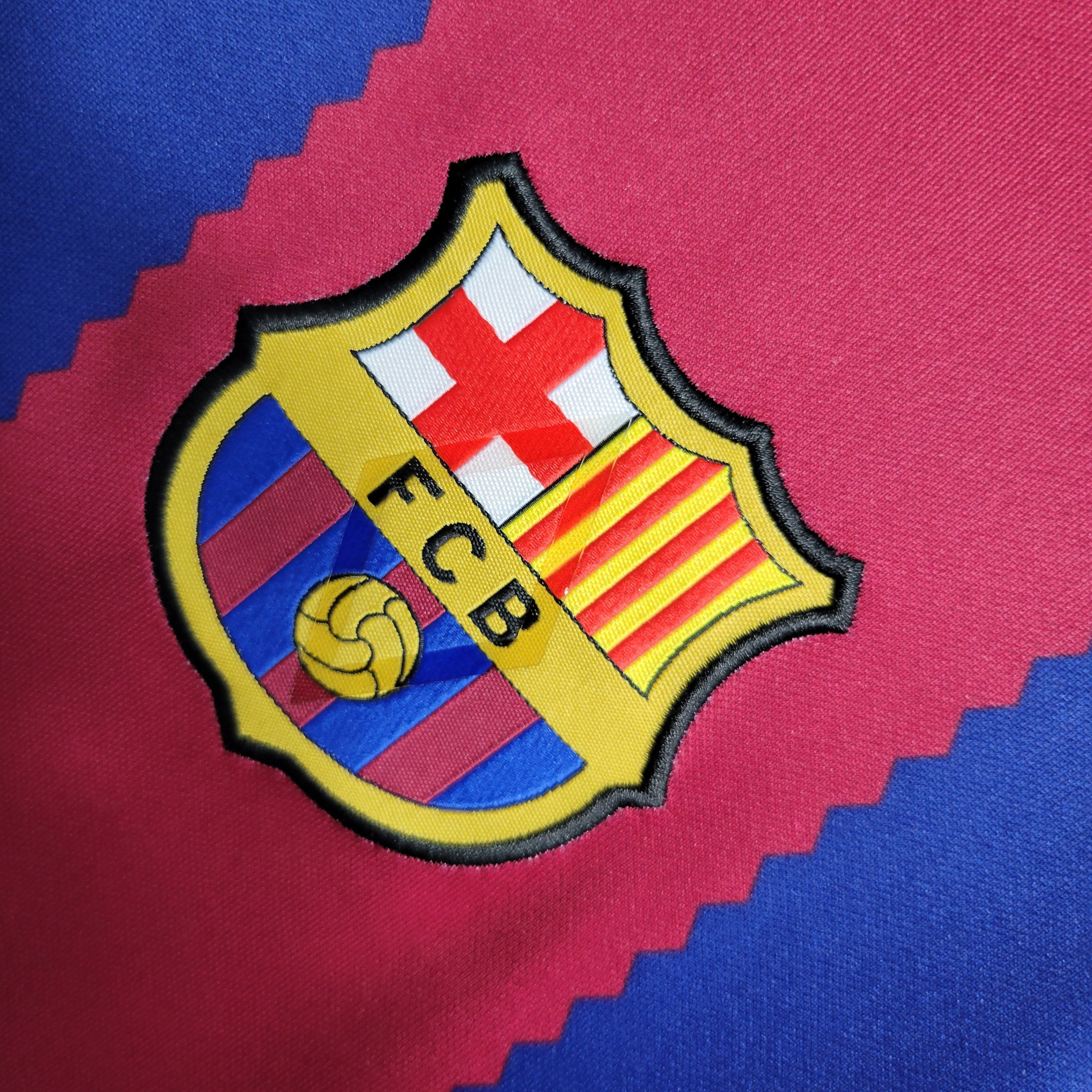 FC Barcelona Ousmane Dembele 7 Home Soccer Jersey 2023/24