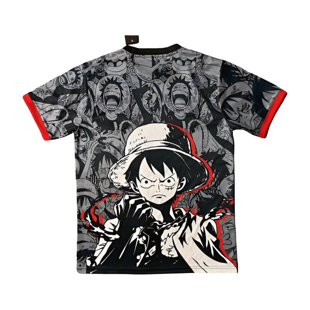 Japan One Piece Monkey D. Luffy Special Edition Soccer Jersey 2024/25 - Black
