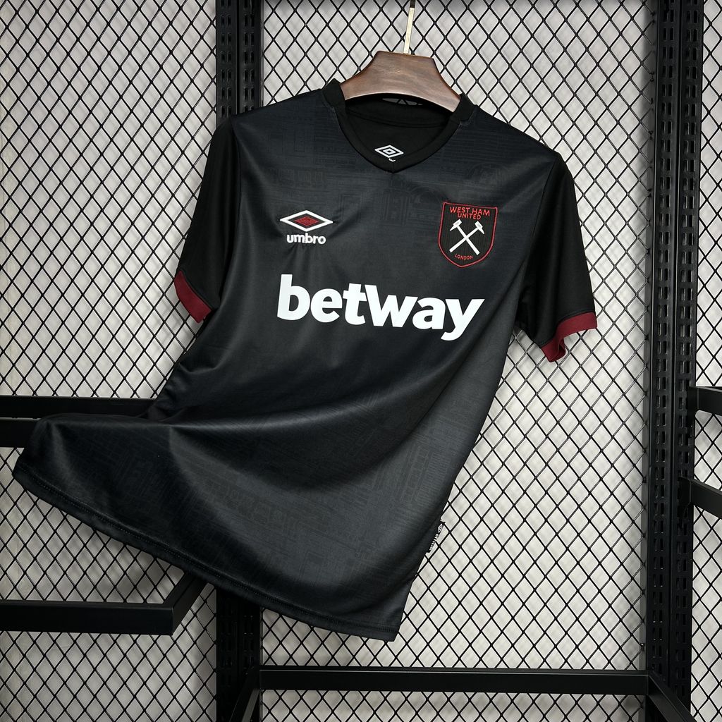 West Ham United Declan Rice 41 Away Soccer Jersey 2024/25