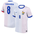 France Aurélien Tchouaméni 8 Away Soccer Jersey Euro 2024