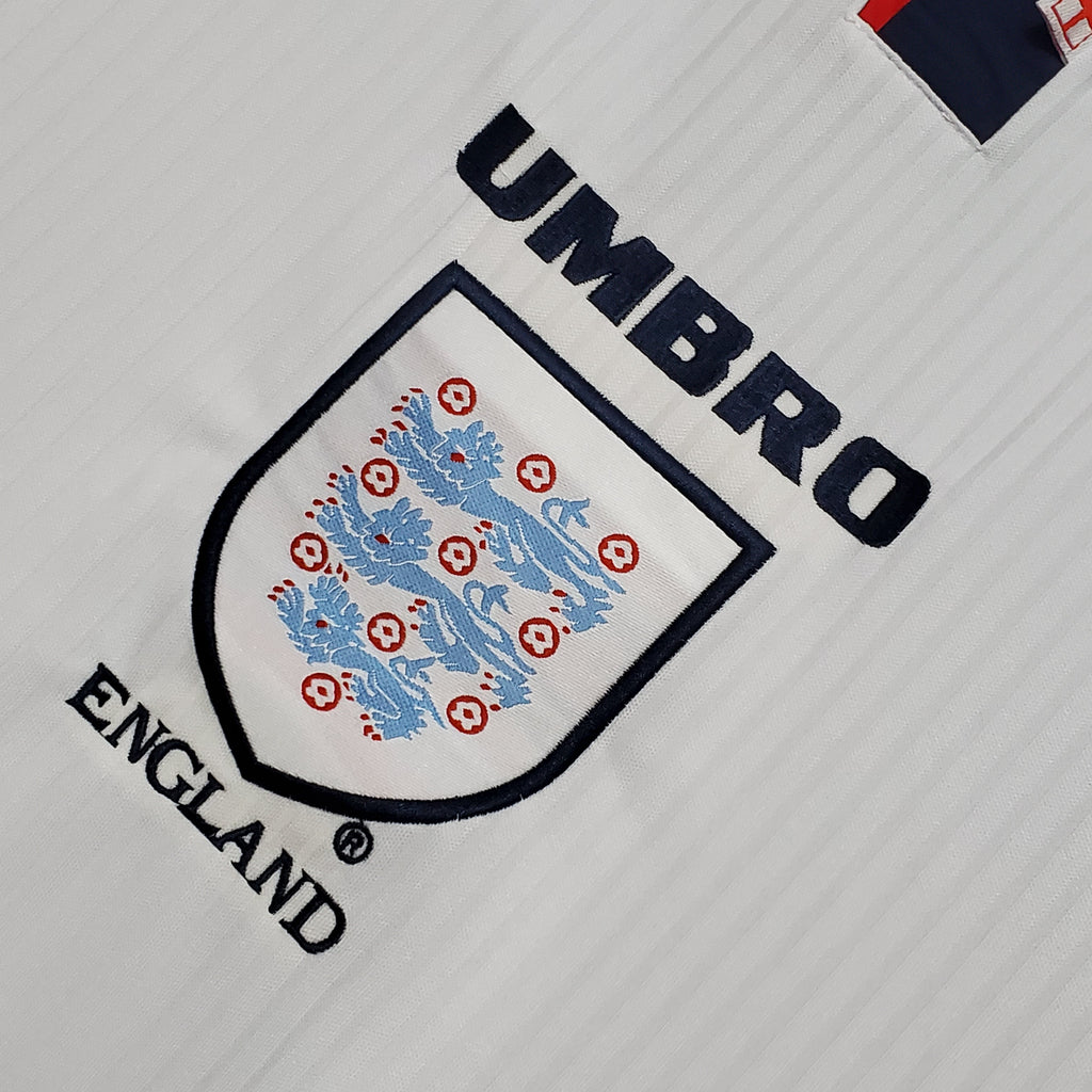 England David Beckham 7 Retro Home Soccer Jersey World Cup 1998
