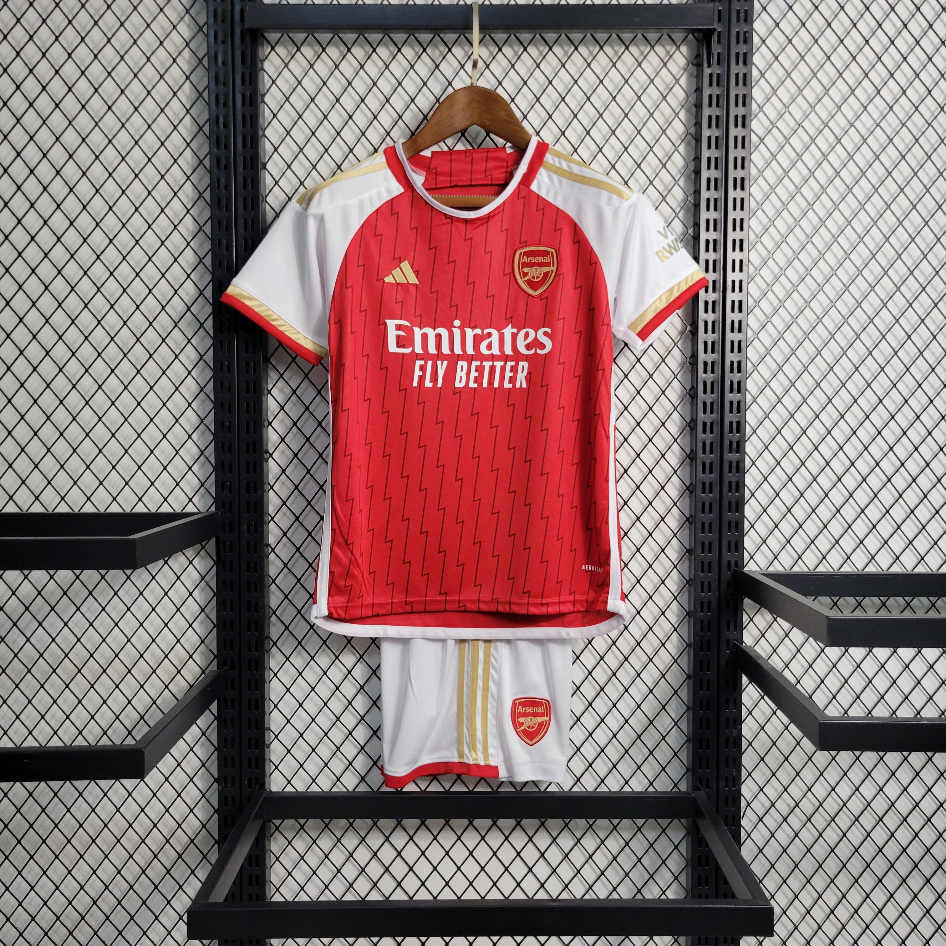 Arsenal Declan Rice 41 Kids Home Soccer Jersey 2023/24