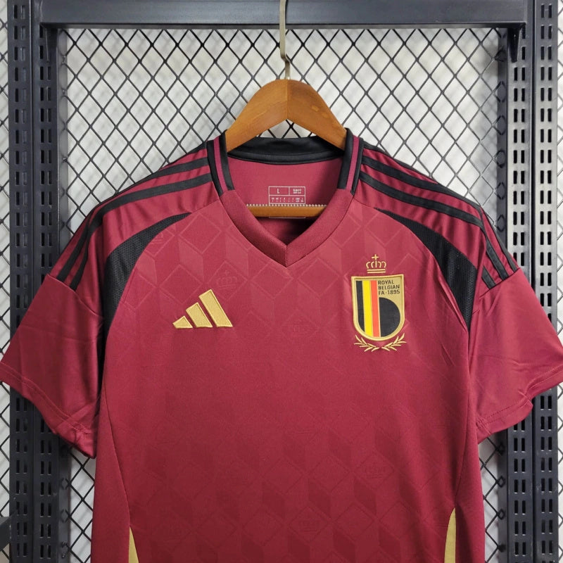 Belgium Eden Hazard 10 Home Soccer Jersey UEFA Euro 2024