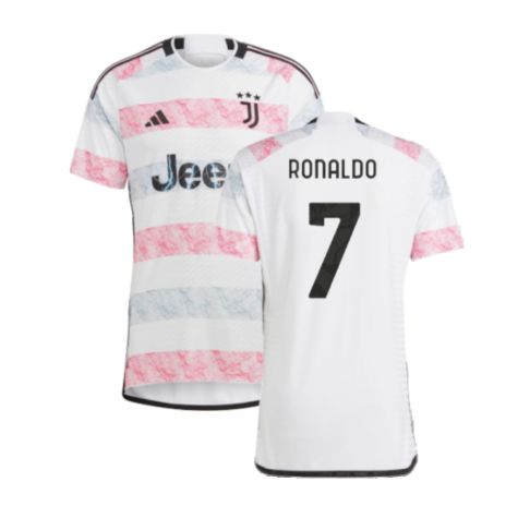 Juventus Cristiano Ronaldo 7 Away Soccer Jersey 2023/24