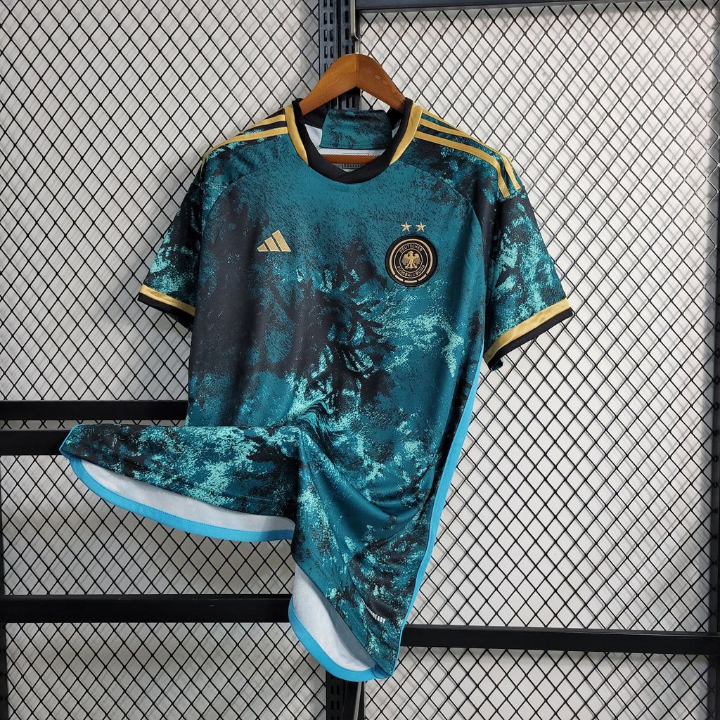 Germany Sophia Kleinherne 4 Away Soccer Jersey World Cup 2023