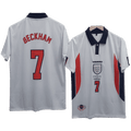 England David Beckham 7 Retro Home Soccer Jersey World Cup 1998