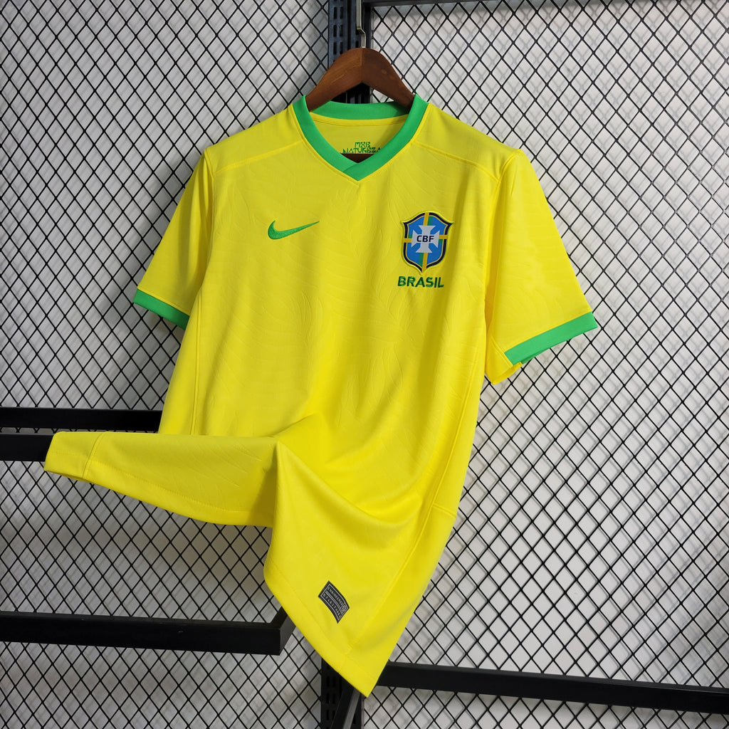 Brazil Luana 5 Home Soccer Jersey World Cup 2023