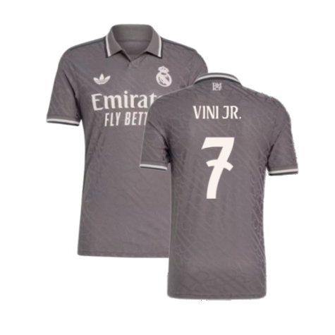 Real Madrid Vini Jr. 7 Third Soccer Jersey 2024/25