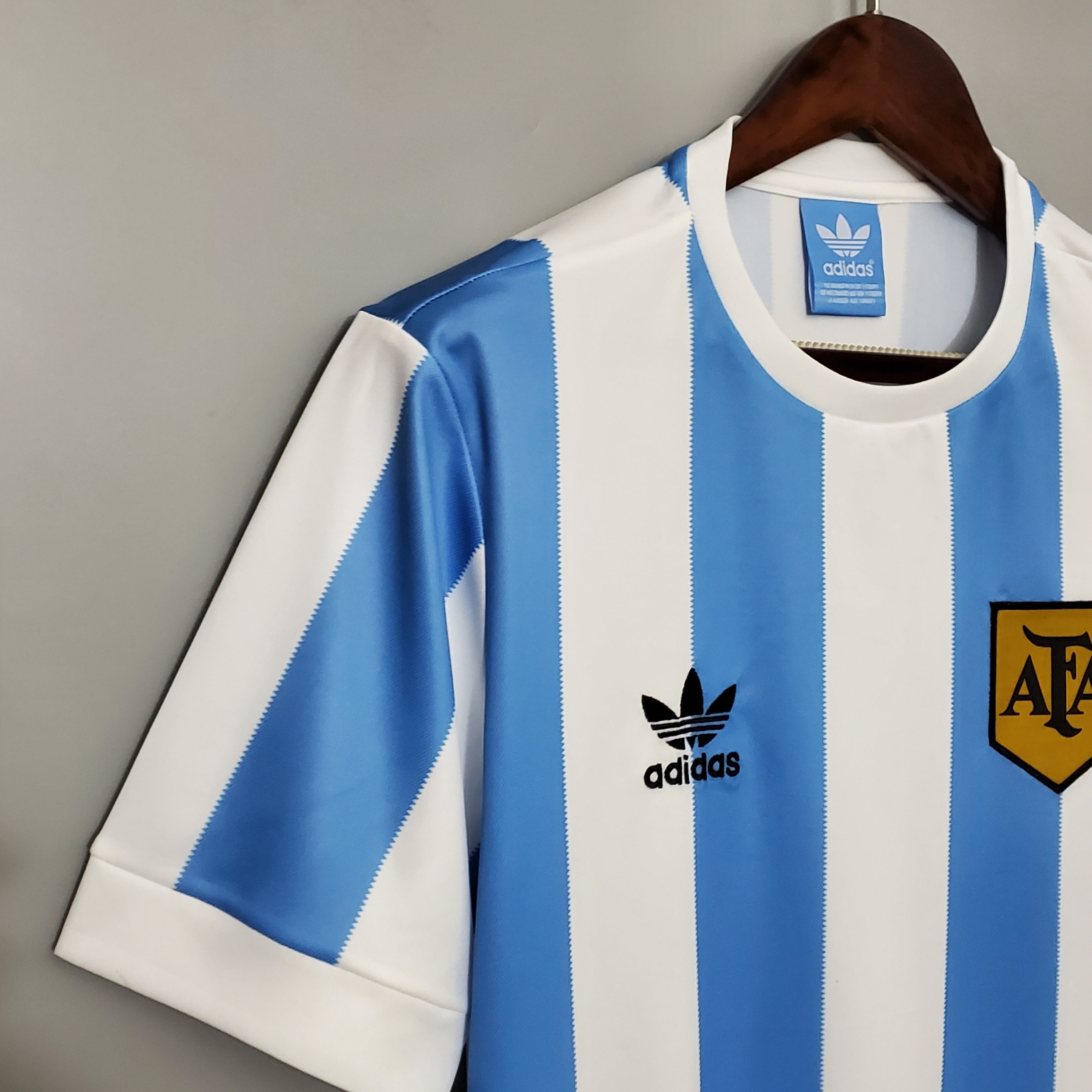Argentina Home Retro Soccer Jersey World Cup 1978