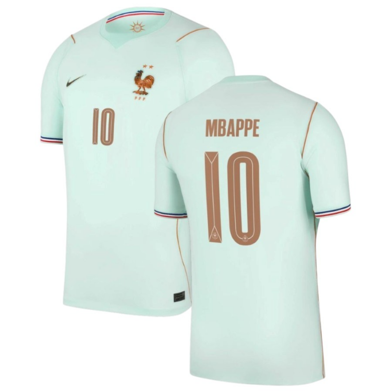 France Kylian Mbappé 10 Away Soccer Jersey World Cup 2026
