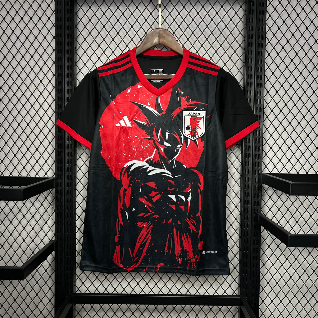Japan X Dragon Ball Kakarot Special Edition Soccer Jersey 2024/25 - Black