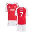 Arsenal Bukayo Saka 7 Kids Home Soccer Jersey 2025-2026
