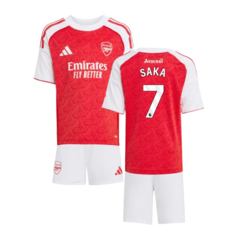 Arsenal Bukayo Saka 7 Kids Home Soccer Jersey 2025-2026