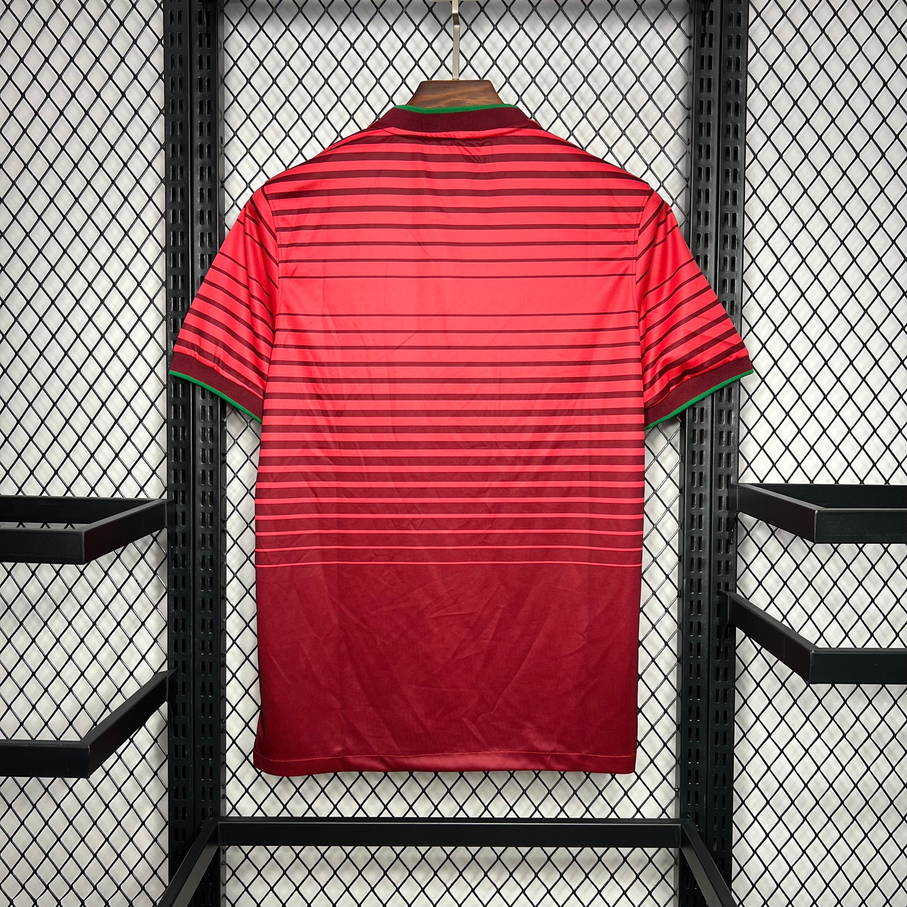 Portugal Retro Home Soccer Jersey World Cup 2014