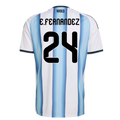 Argentina Enzo Fernandez 24 Home Soccer Jersey World Cup 2026