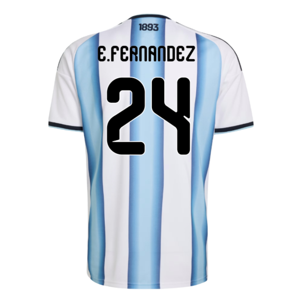 Argentina Enzo Fernandez 24 Home Soccer Jersey World Cup 2026